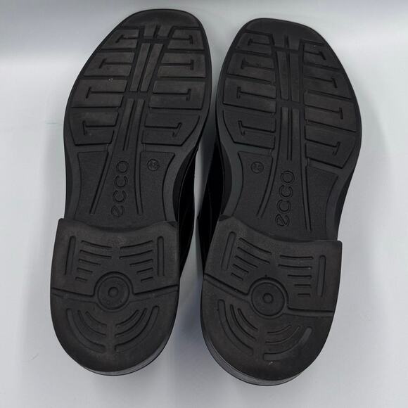 ECCO Helsinki Mens Shoes EU 48 US 14 Black Leather Slip On Comfort Loafer main image 3